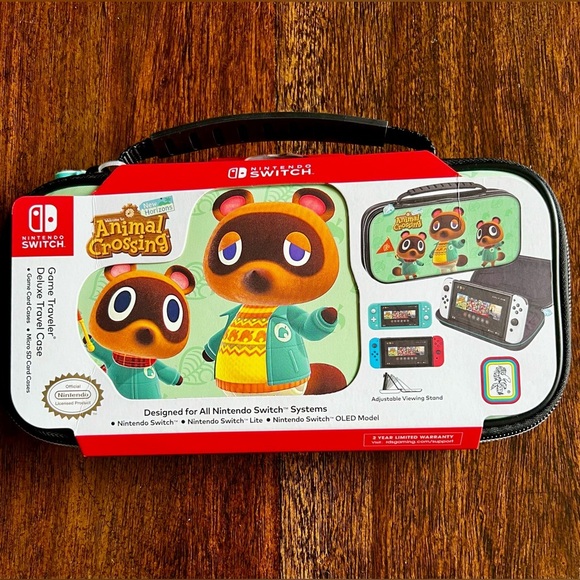 Nintendo Switch Animal Crossing New Horizon Travel Case PDP - New - Picture 1 of 4